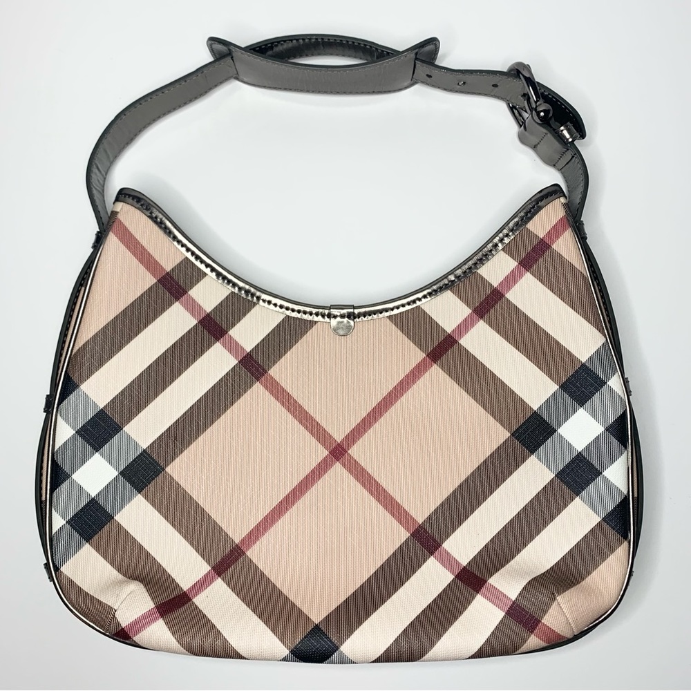 Burberry | Nova Check Small Barton Hobo - Picture 4 of 14
